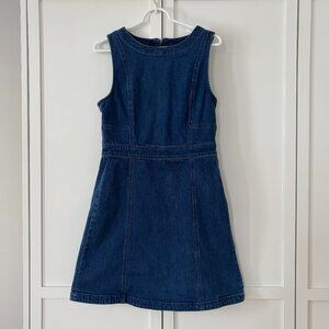 GAP 1969 mini denim sleeveless dress (Size 8 Tall)